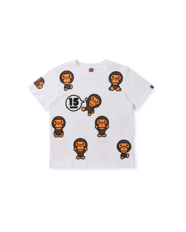 T Shirts Bape BK15th Anniversary All Milo Blanche Enfant | OIY-79607046