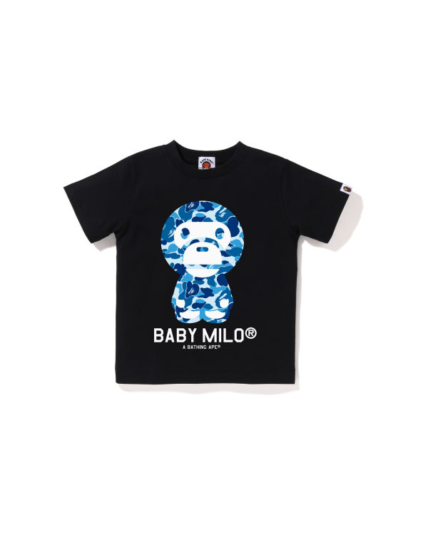 T Shirts Bape ABC Camo Milo Noir Enfant | DPO-72574332