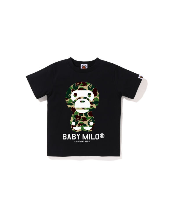 T Shirts Bape ABC Camo Milo Noir Enfant | TTG-28642408