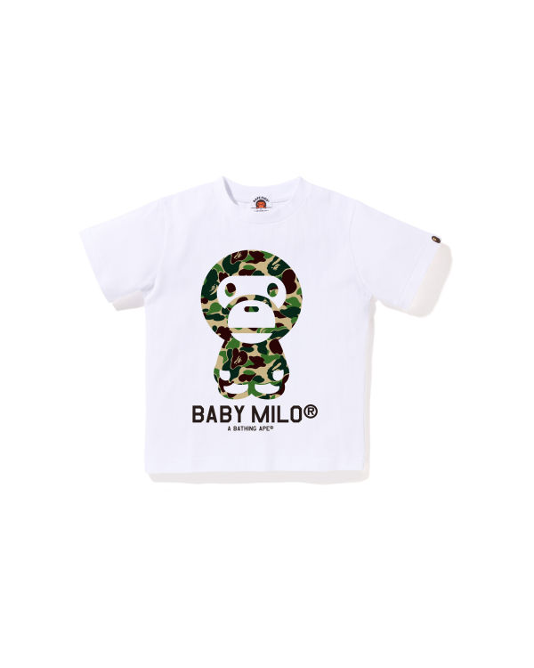 T Shirts Bape ABC Camo Milo Blanche Enfant | BQP-42037311