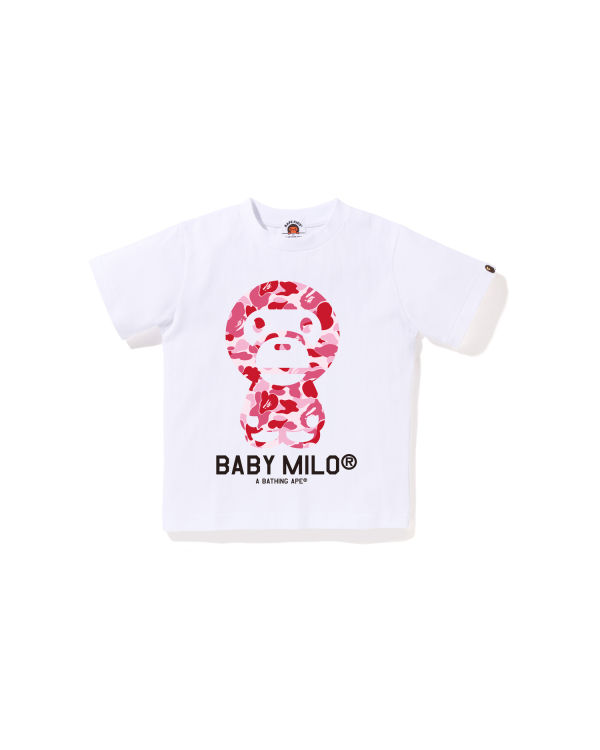 T Shirts Bape ABC Camo Milo Blanche Enfant | UGX-16949956