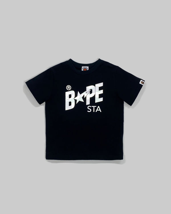 T Shirts Bape Reflector 1st Camo Sta Logo Noir Enfant | IHQ-35323558