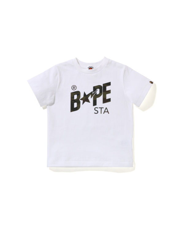 T Shirts Bape Reflector 1st Camo Sta Logo Blanche Enfant | GVQ-19559562