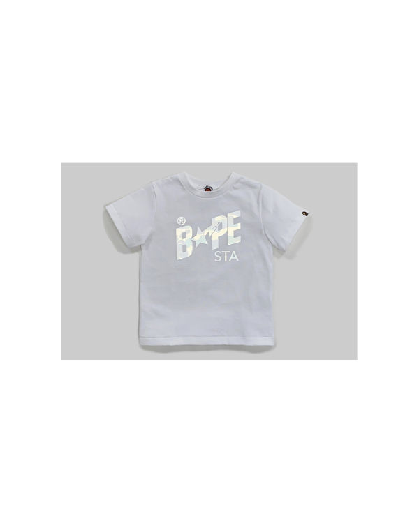 T Shirts Bape Reflector 1st Camo Sta Logo Blanche Enfant | EDV-50974962