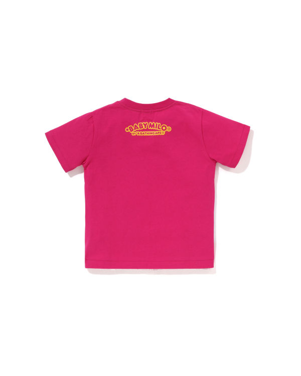 T Shirts Bape Milo Fishing Print Rose Enfant | FSK-84106175