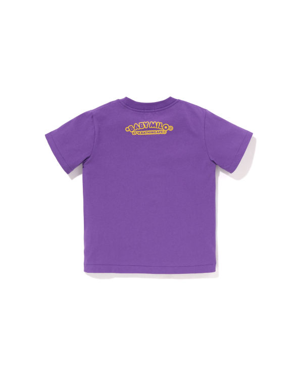 T Shirts Bape Milo Fishing Print Violette Enfant | BGX-32957024