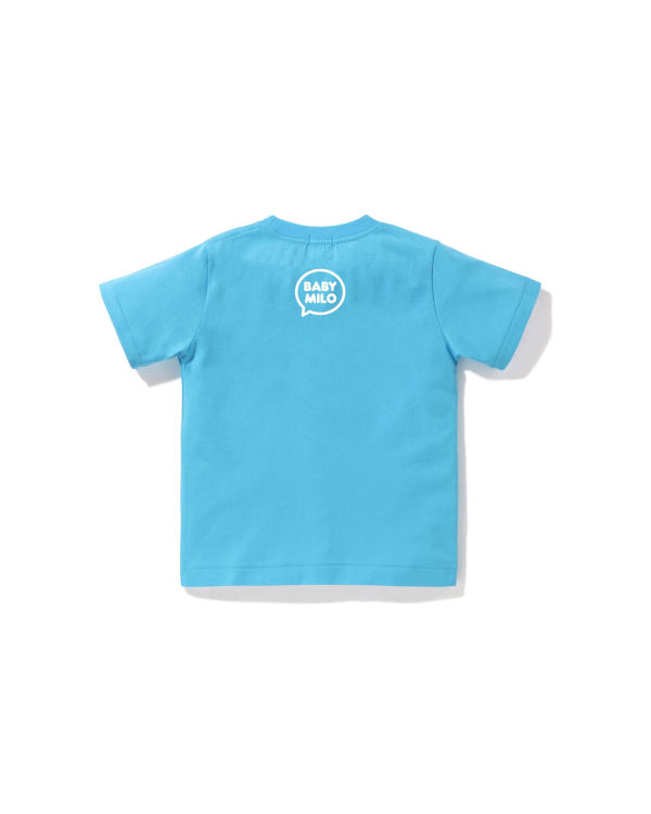 T Shirts Bape Milo Speech Balloon #4 Bleu Enfant | BRC-54727901