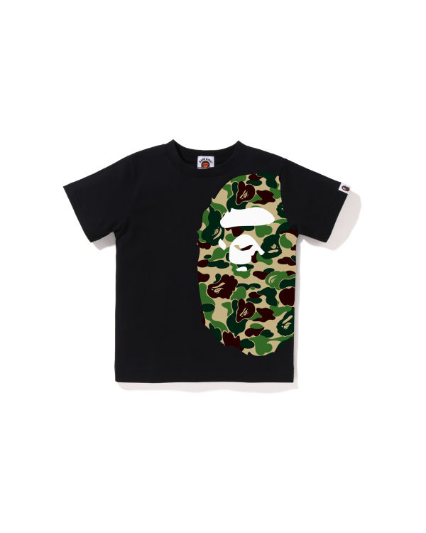 T Shirts Bape ABC Camo Side Big Ape Head Noir Enfant | YMJ-12080411