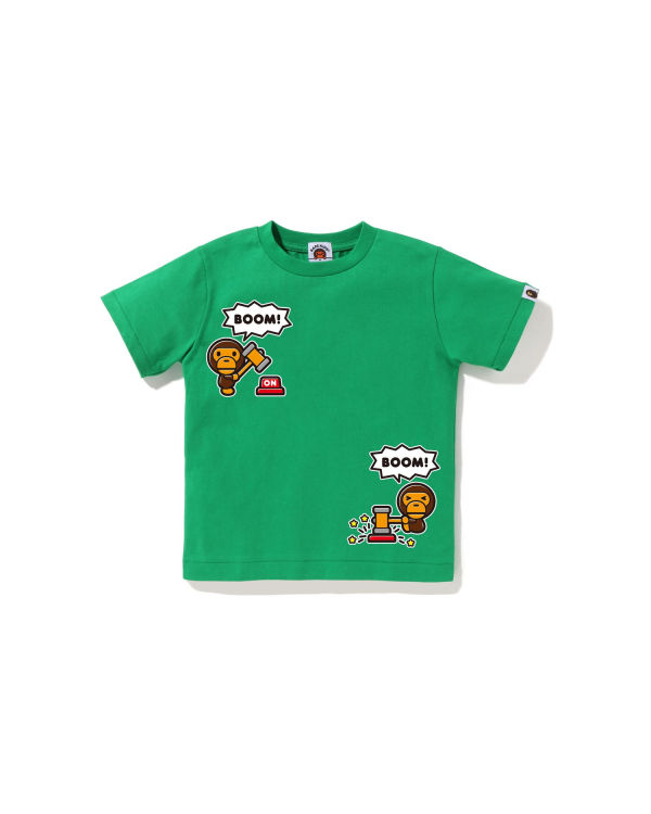 T Shirts Bape Milo Speech Balloon #4 Turquoise Enfant | WBU-30514541