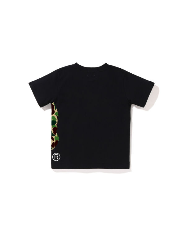 T Shirts Bape ABC Camo Side Big Ape Head Noir Enfant | YMJ-12080411