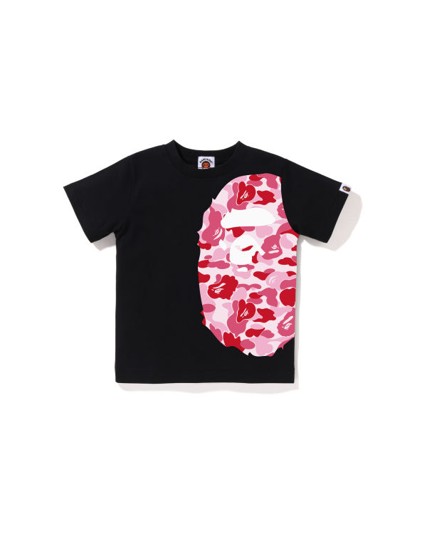 T Shirts Bape ABC Camo Side Big Ape Head Noir Enfant | ANX-63911977