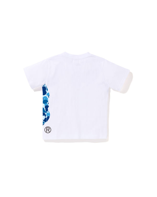 T Shirts Bape ABC Camo Side Big Ape Head Blanche Enfant | ZAY-41138357