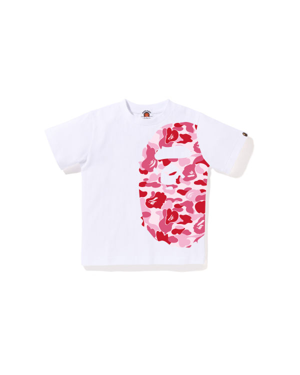 T Shirts Bape ABC Camo Side Big Ape Head Blanche Enfant | VZR-91952491