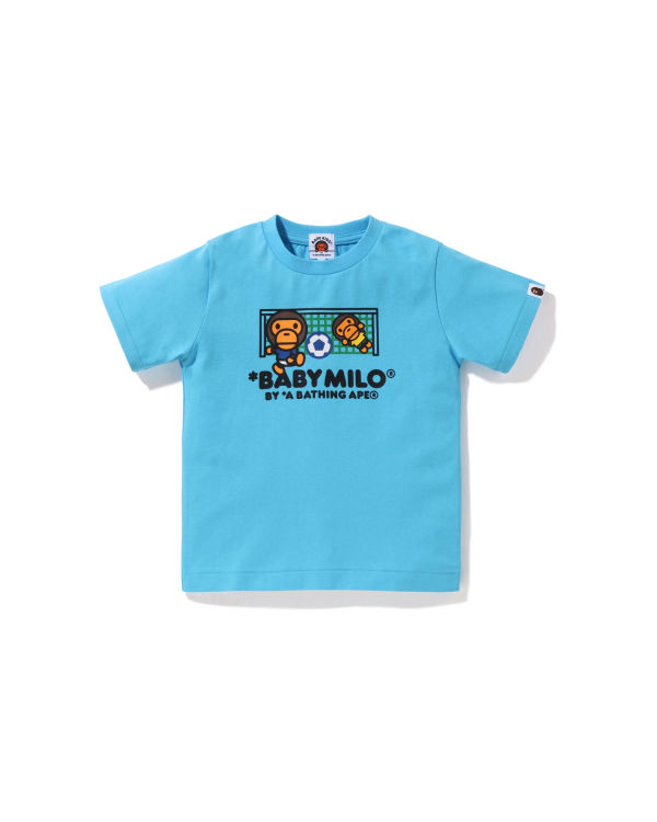 T Shirts Bape Milo Soccer Bleu Enfant | TQB-10352877