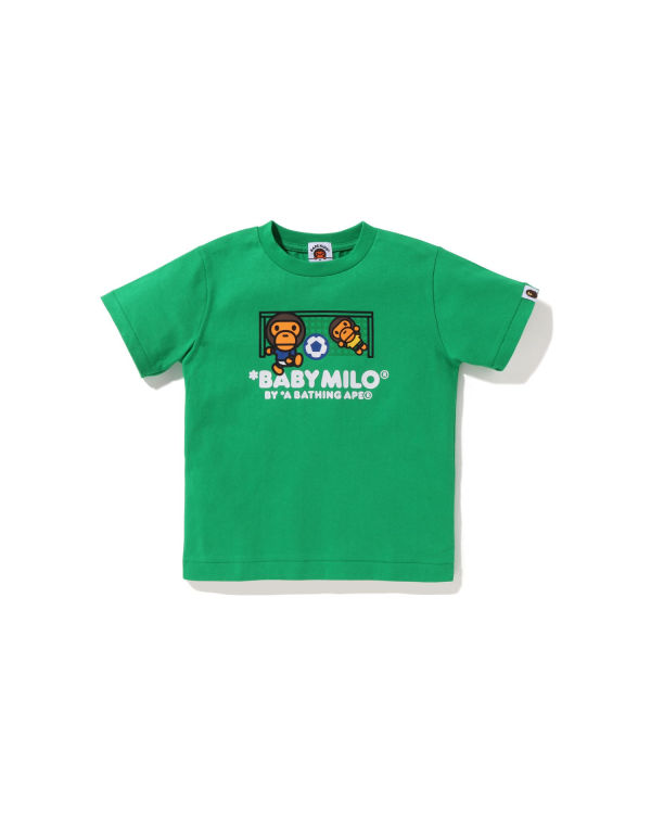 T Shirts Bape Milo Soccer Turquoise Enfant | BAD-28848989