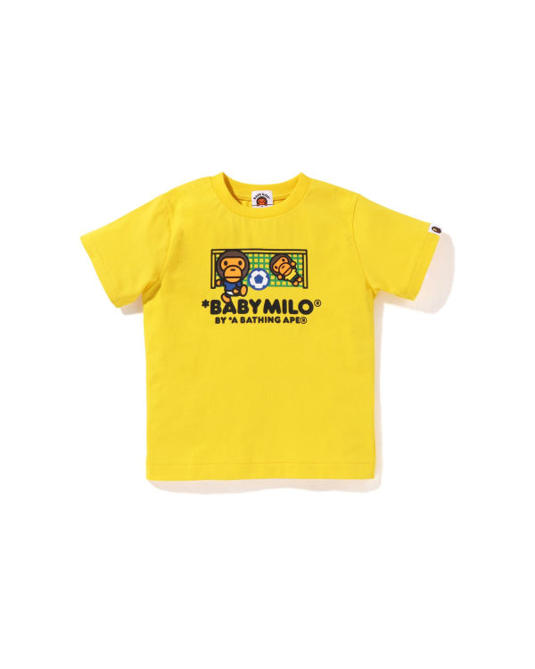 T Shirts Bape Milo Soccer Jaune Enfant | QVT-15113653