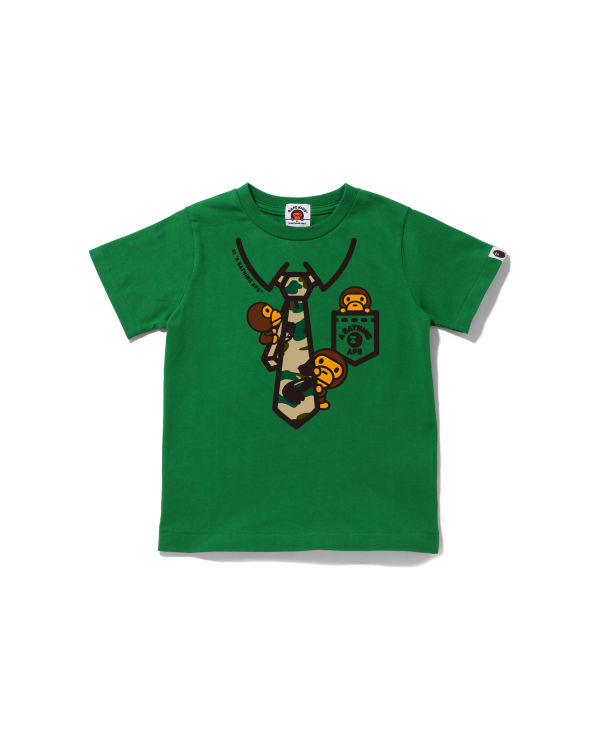 T Shirts Bape 1st Camo Milo Neck Print Vert Enfant | CDT-35543088