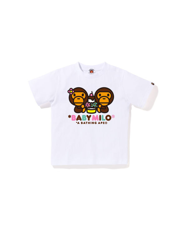 T Shirts Bape Milo Mixed Fruit Milo & Lisa Blanche Enfant | FFW-01962410