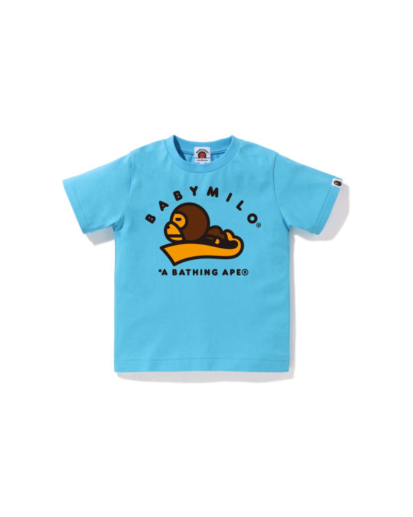 T Shirts Bape Milo Sleep Bleu Enfant | XJL-23102176