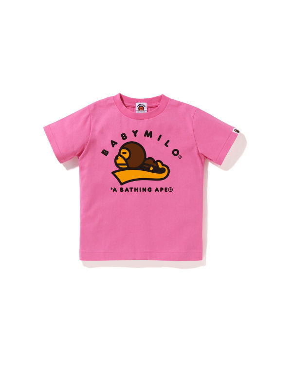 T Shirts Bape Milo Sleep Rose Enfant | YMH-42714574