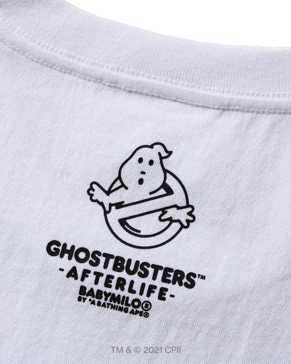 T Shirts Bape X Ghostbusters Camo College Blanche Homme | SOW-57383746