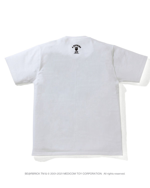 T Shirts Bape X Medicom Toy Camo BE@R Busy Works Blanche Homme | DLV-09395369