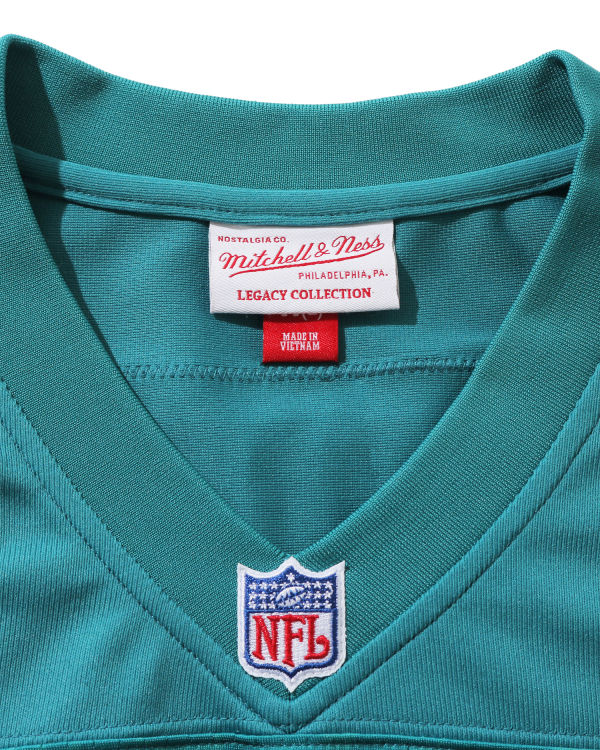 T Shirts Bape X M&N NFL Miami Dolphins Legacy Jersey Menthe Homme | SKZ-22793047