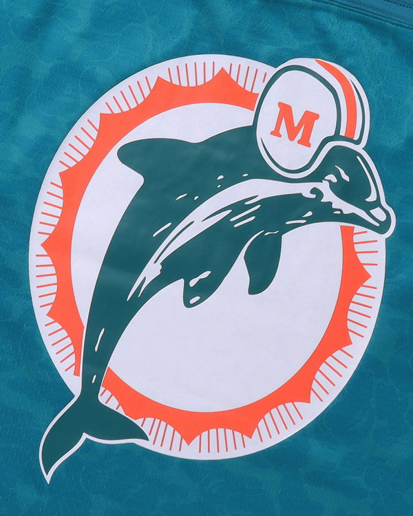 T Shirts Bape X M&N NFL Miami Dolphins Legacy Jersey Menthe Homme | SKZ-22793047