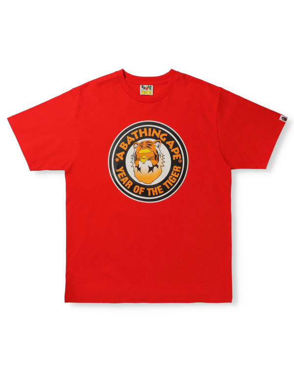 T Shirts Bape Year Of The Tiger Rouge Clair Homme | JNV-89590080