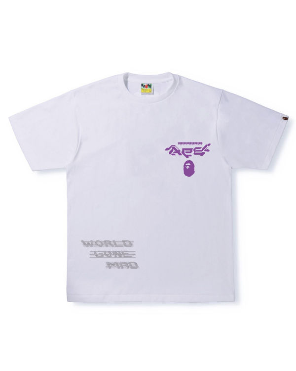 T Shirts Bape Multi Logo #1 Blanche Homme | LJM-62913949