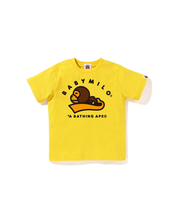 T Shirts Bape Milo Sleep Jaune Enfant | WXZ-31581315