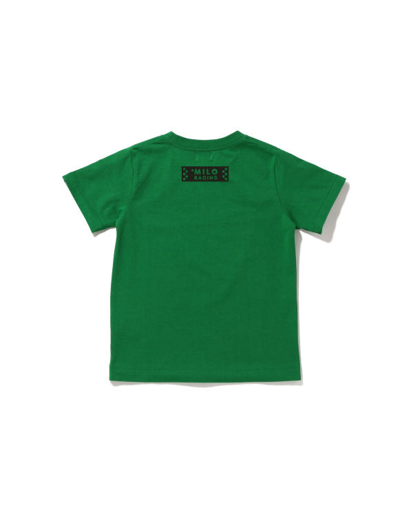 T Shirts Bape Milo Racing #3 Turquoise Enfant | STV-28886819