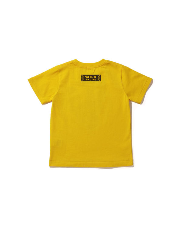 T Shirts Bape Milo Racing #3 Jaune Enfant | YZY-27711071