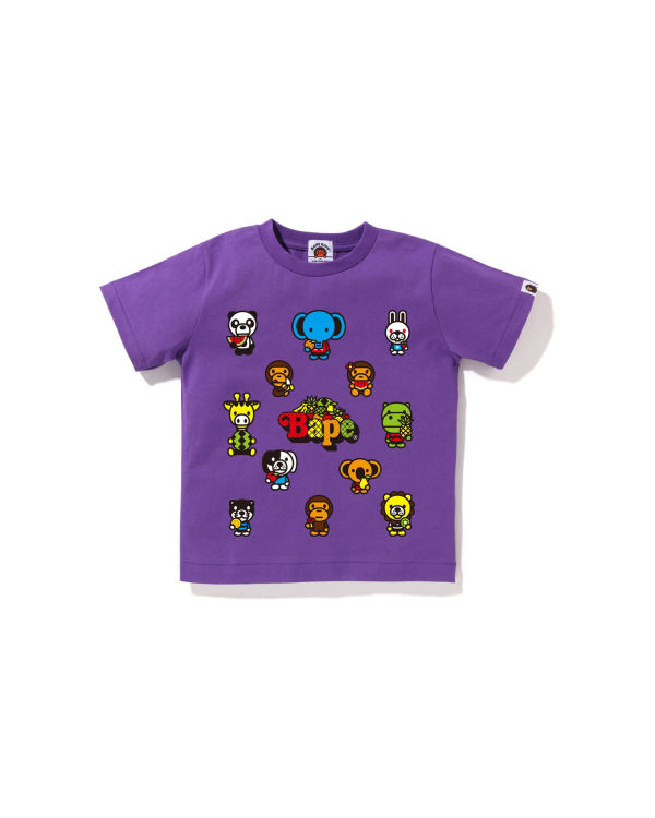 T Shirts Bape Milo Mixed Fruit #1 Violette Enfant | QCT-86260252