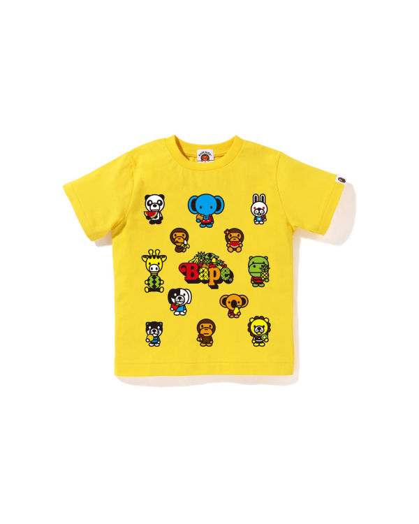 T Shirts Bape Milo Mixed Fruit #1 Jaune Enfant | AAO-66905042