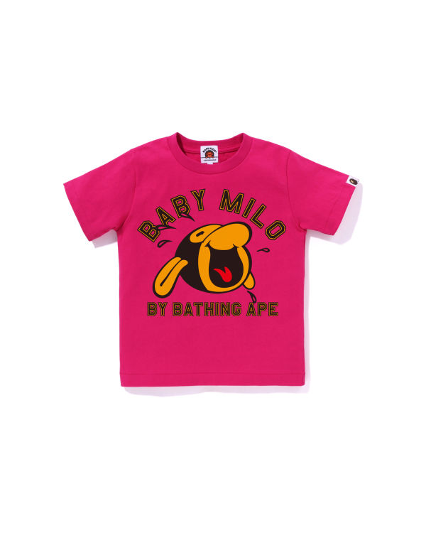 T Shirts Bape Classiche Milo Rose Enfant | BIF-88975210