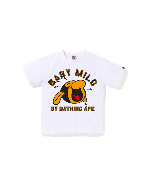 T Shirts Bape Classiche Milo Blanche Enfant | OOC-19594107