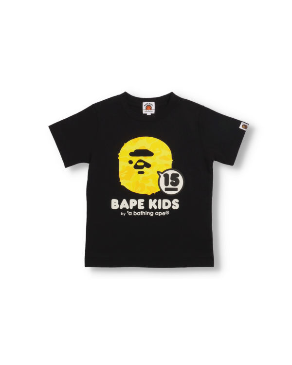 T Shirts Bape BK15th Anniversary ABC Camo Ape Head Noir Enfant | RVY-22531192