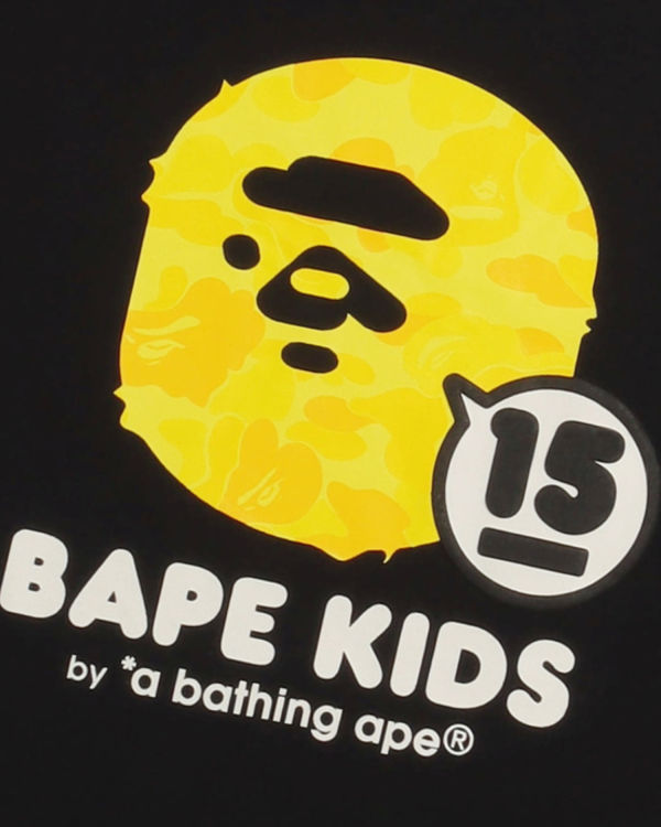 T Shirts Bape BK15th Anniversary ABC Camo Ape Head Noir Enfant | RVY-22531192