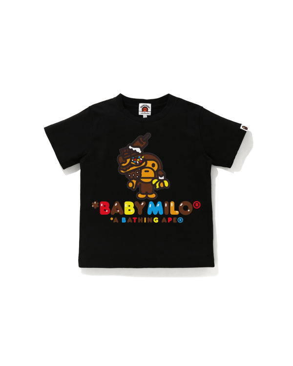 T Shirts Bape Milo Sweets Noir Enfant | NMG-08961984