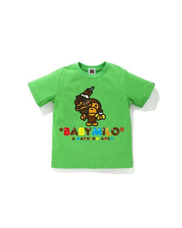 T Shirts Bape Milo Sweets Vert Clair Enfant | SGH-99373702