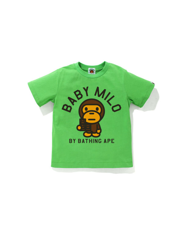 T Shirts Bape Milo Chocolate Vert Clair Enfant | ADK-45770072