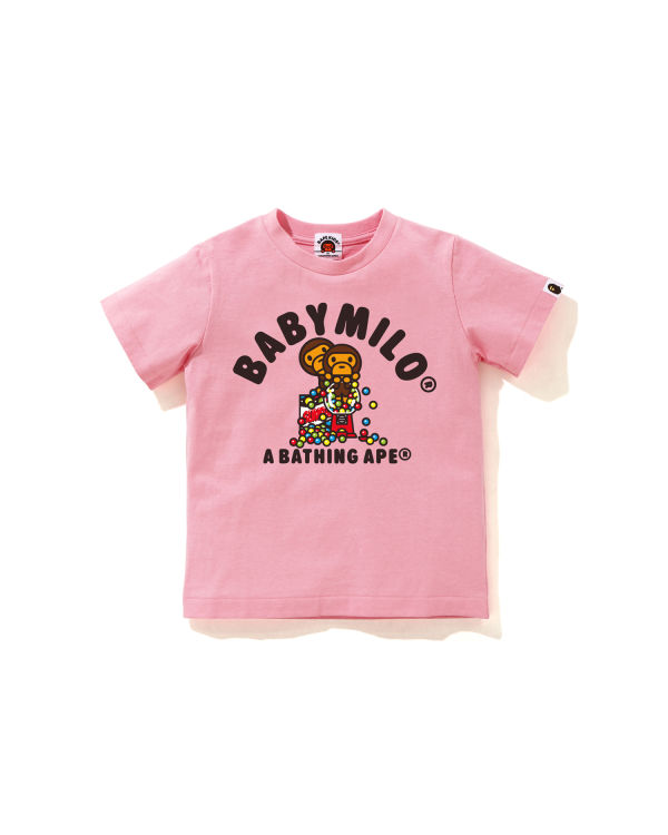 T Shirts Bape Milo Gum Ball Rose Enfant | WXE-24895270