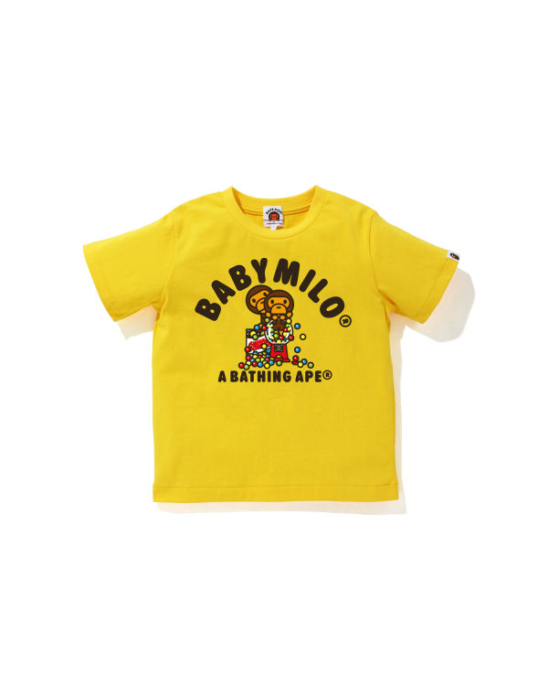 T Shirts Bape Milo Gum Ball Jaune Enfant | VCQ-99969460