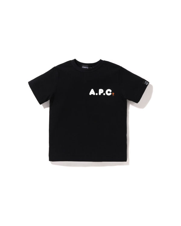 T Shirts Bape X A.P.C. Milo On APC Noir Enfant | TTN-17259111