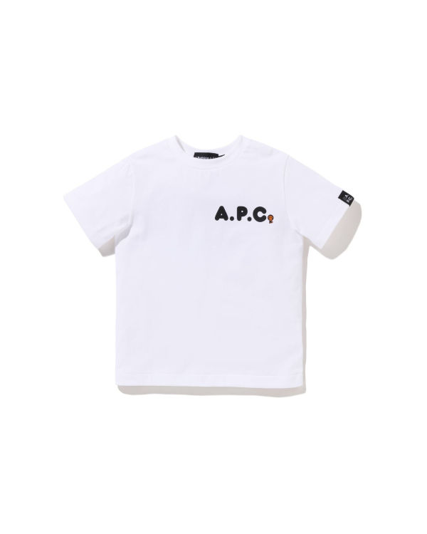 T Shirts Bape X A.P.C. Milo On APC Blanche Enfant | THQ-13379323