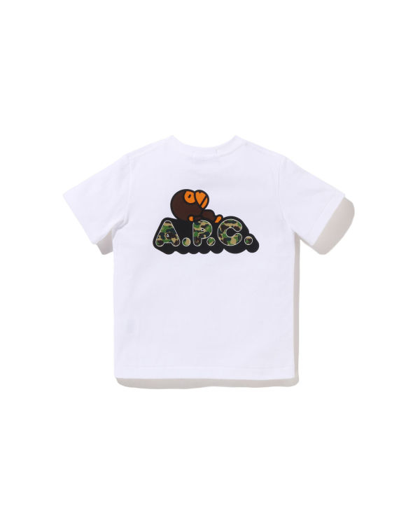 T Shirts Bape X A.P.C. Milo On APC Blanche Enfant | THQ-13379323