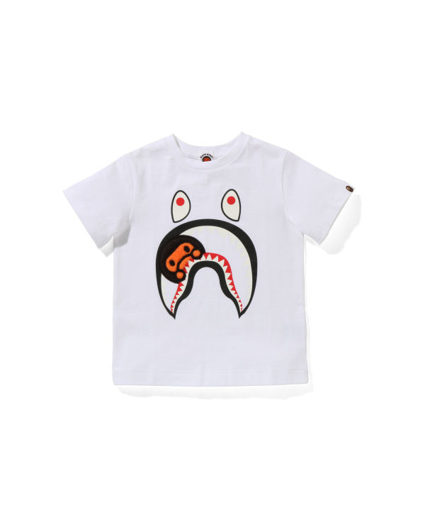 T Shirts Bape Boa Fleece Milo Shark Blanche Enfant | SNF-01792449