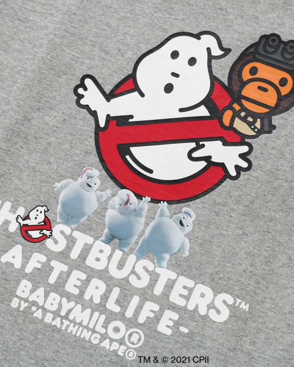 T Shirts Bape X Ghostbusters Milo Grise Enfant | WTS-52761361