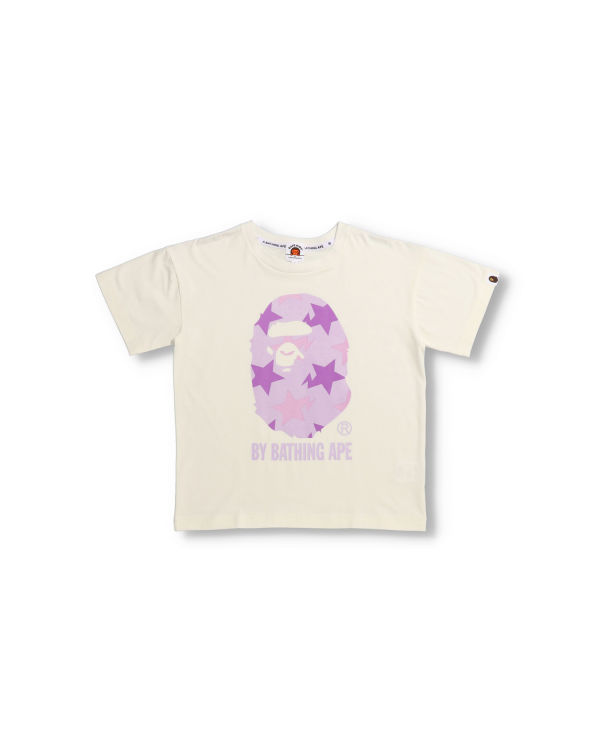 T Shirts Bape STA Pattern Oversized Violette Enfant | JCR-97086097